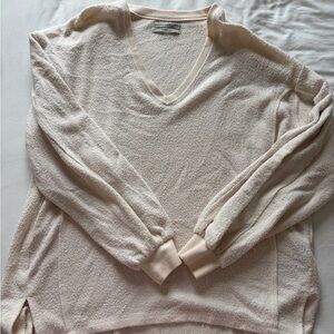 Urban Outfitters Cream V-Neck Sweater